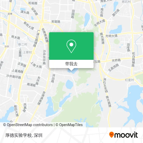 厚德实验学校地图