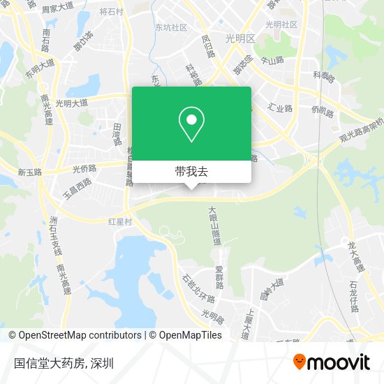 国信堂大药房地图