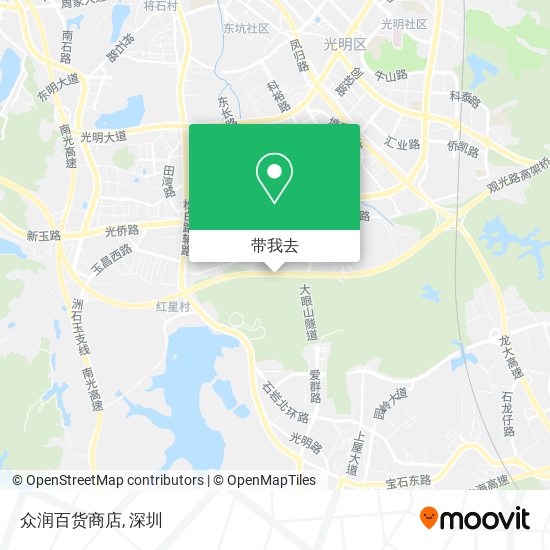 众润百货商店地图