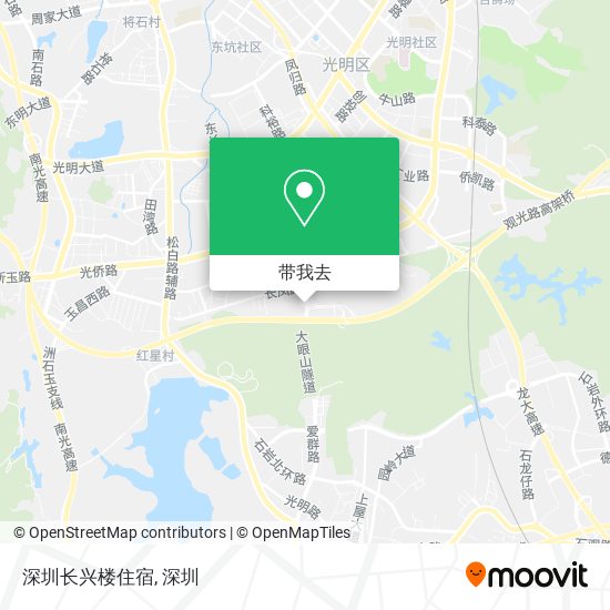 深圳长兴楼住宿地图