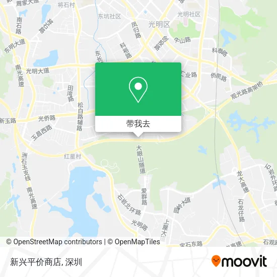 新兴平价商店地图
