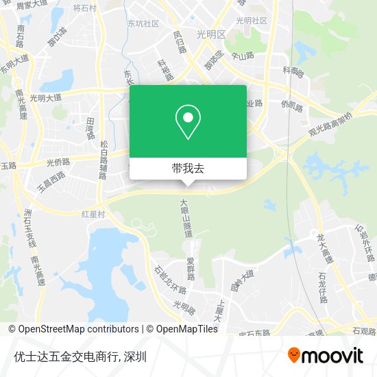优士达五金交电商行地图