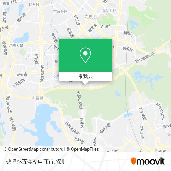 锦坚盛五金交电商行地图