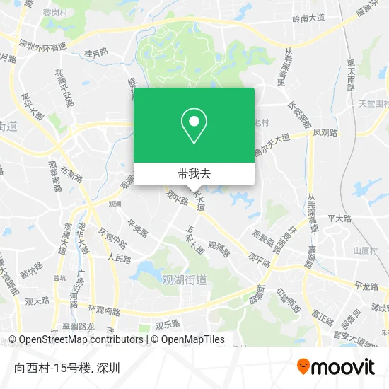 向西村-15号楼地图