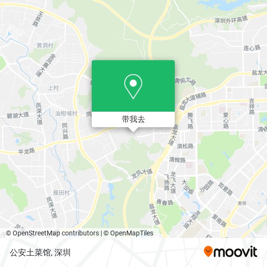 公安土菜馆地图