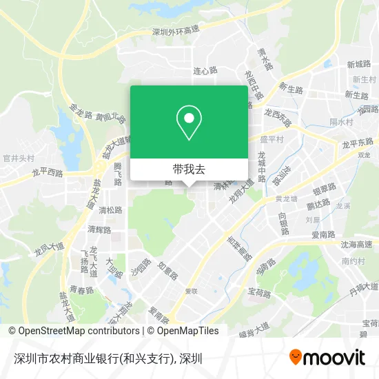 深圳市农村商业银行(和兴支行)地图