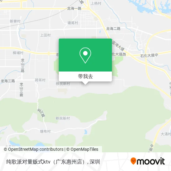 纯歌派对量贩式ktv（广东惠州店）地图