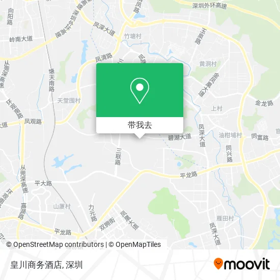 皇川商务酒店地图