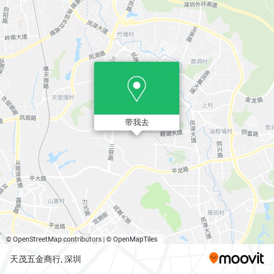 天茂五金商行地图