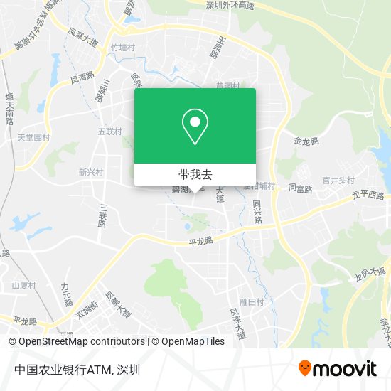 中国农业银行ATM地图