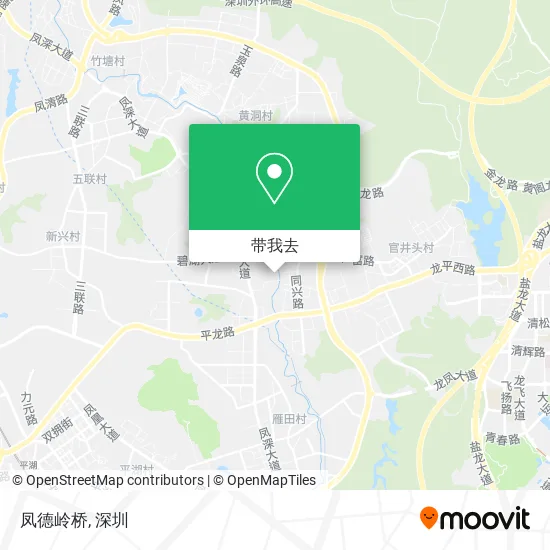 凤德岭桥地图