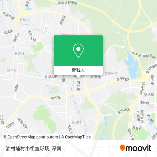 油柑埔村小组篮球场地图