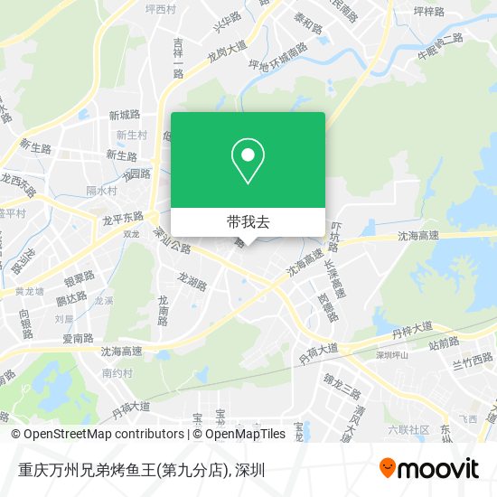 重庆万州兄弟烤鱼王(第九分店)地图