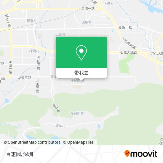 百惠园地图
