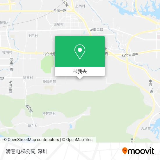 满意电梯公寓地图