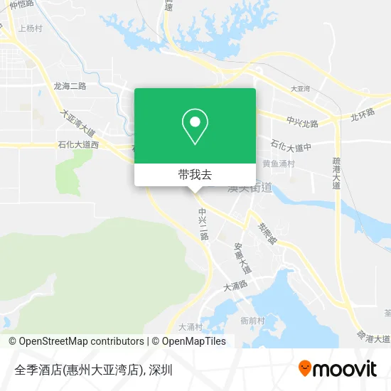 全季酒店(惠州大亚湾店)地图