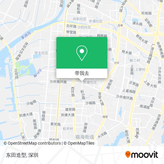 东田造型地图