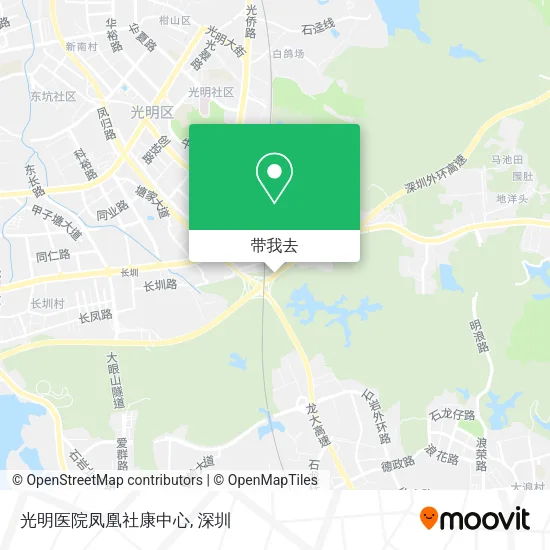 光明医院凤凰社康中心地图