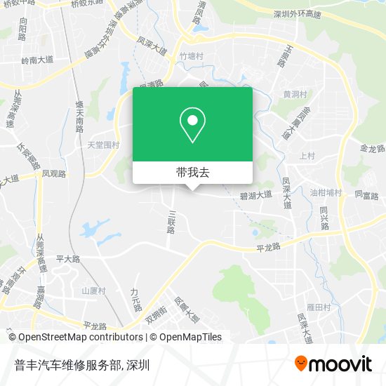 普丰汽车维修服务部地图