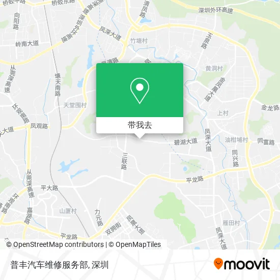 普丰汽车维修服务部地图