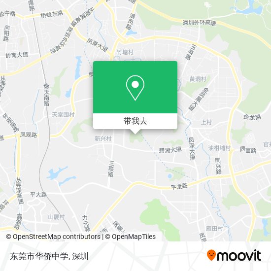 东莞市华侨中学地图
