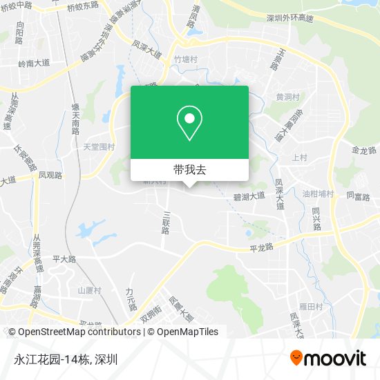 永江花园-14栋地图