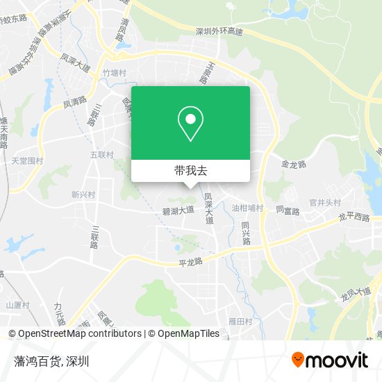 藩鸿百货地图