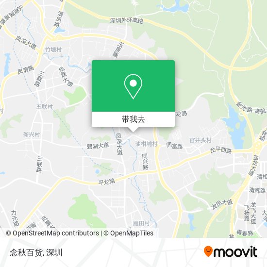念秋百货地图