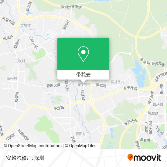 安麟汽修厂地图
