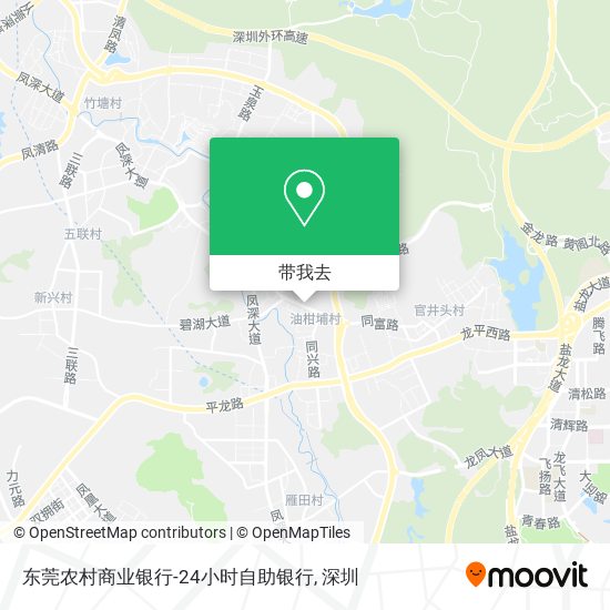 东莞农村商业银行-24小时自助银行地图