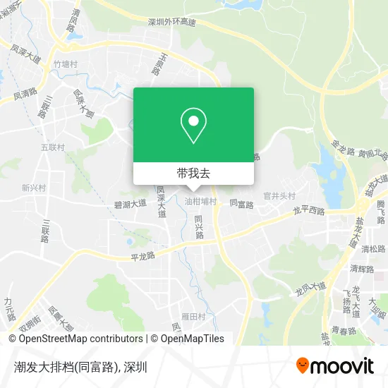 潮发大排档(同富路)地图