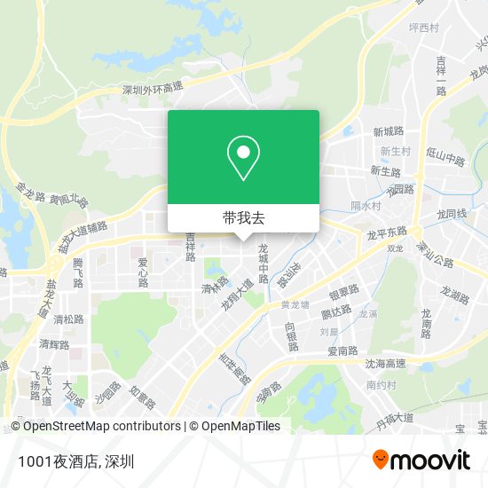 1001夜酒店地图