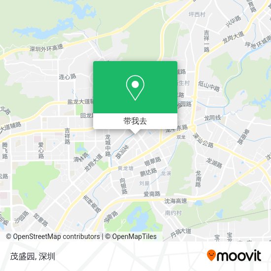 茂盛园地图