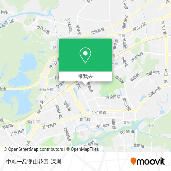 中粮一品澜山花园地图