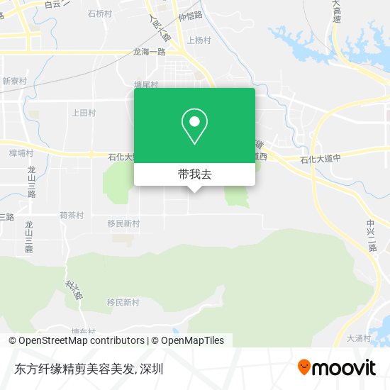 东方纤缘精剪美容美发地图