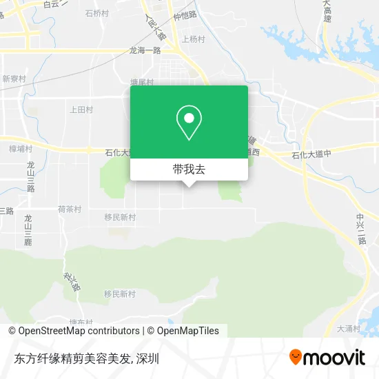 东方纤缘精剪美容美发地图