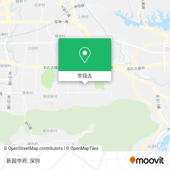 新园华府地图