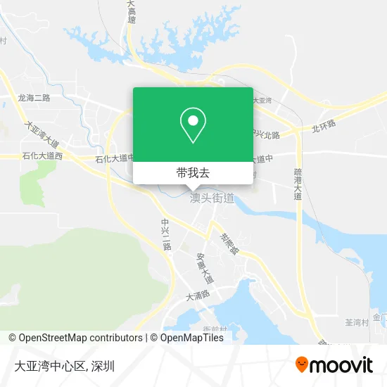 大亚湾中心区地图