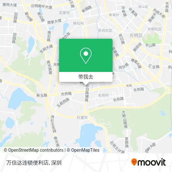 万信达连锁便利店地图