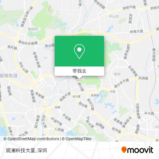 观澜科技大厦地图