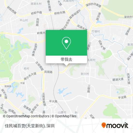 佳民城百货(天堂新街)地图