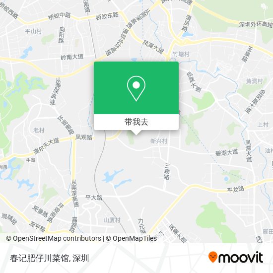 春记肥仔川菜馆地图