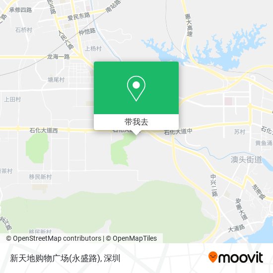 新天地购物广场(永盛路)地图