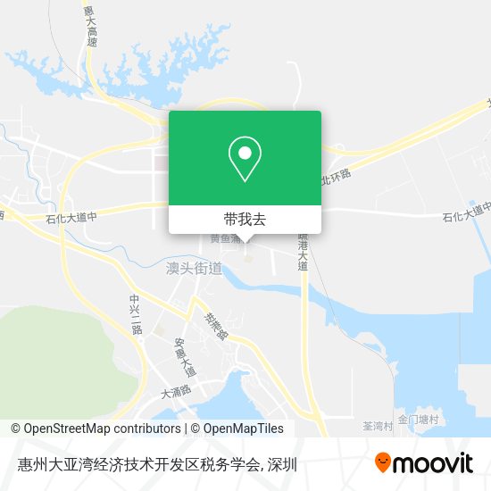惠州大亚湾经济技术开发区税务学会地图