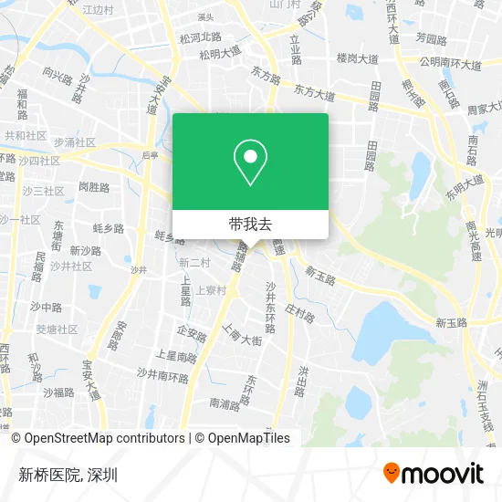 新桥医院地图