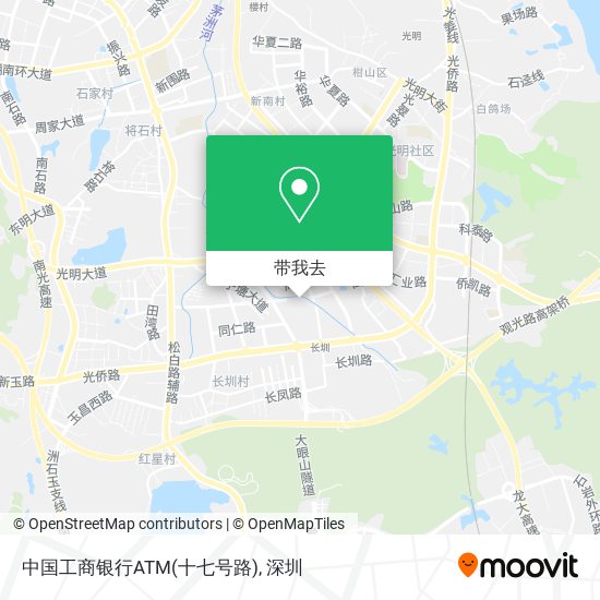 中国工商银行ATM(十七号路)地图