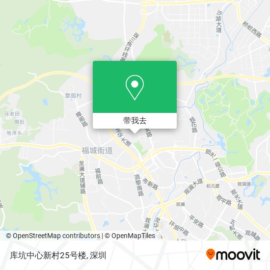 库坑中心新村25号楼地图