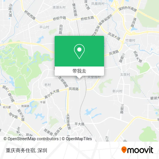 重庆商务住宿地图