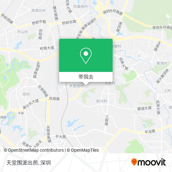 天堂围派出所地图