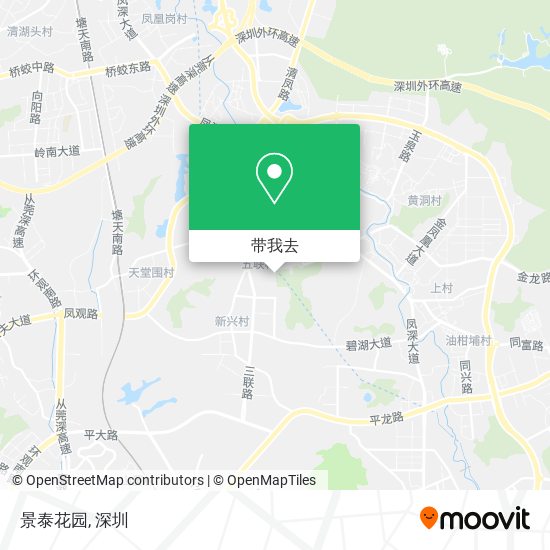 景泰花园地图